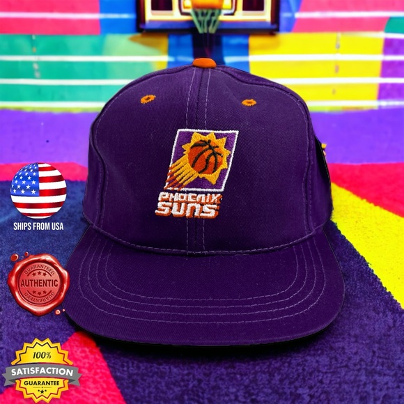 Drew Pearson Other - VINTAGE 90s OFFICIAL NBA Youth Kids Phoenix Suns Hat Cap Snapback Adjustable NOS